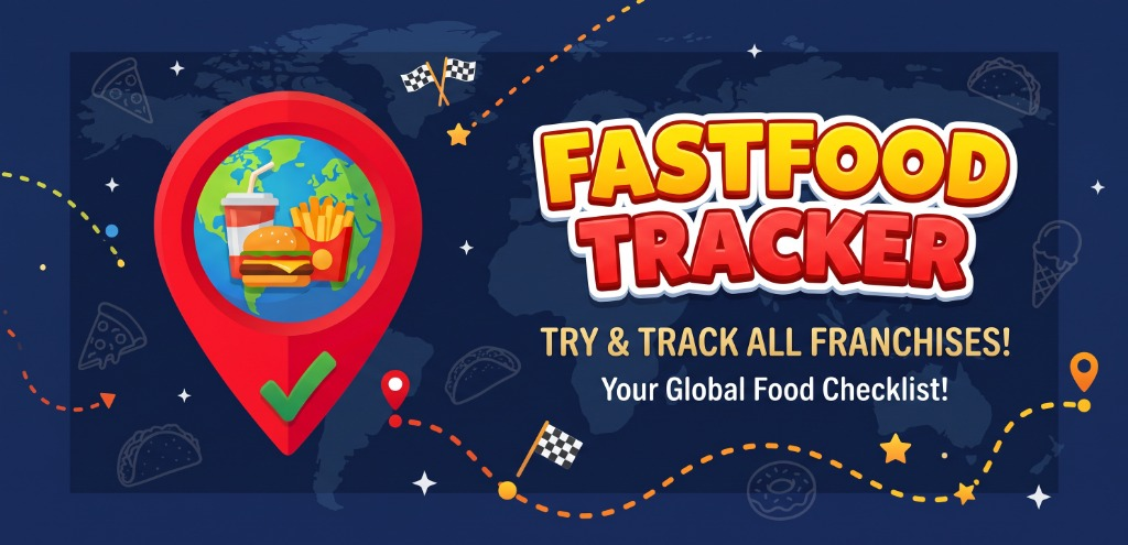 Fastfood Tracker Try and Track All Franchises Global Food Checklist