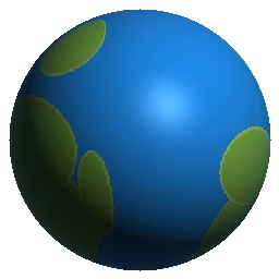 Rotating Earth Globe